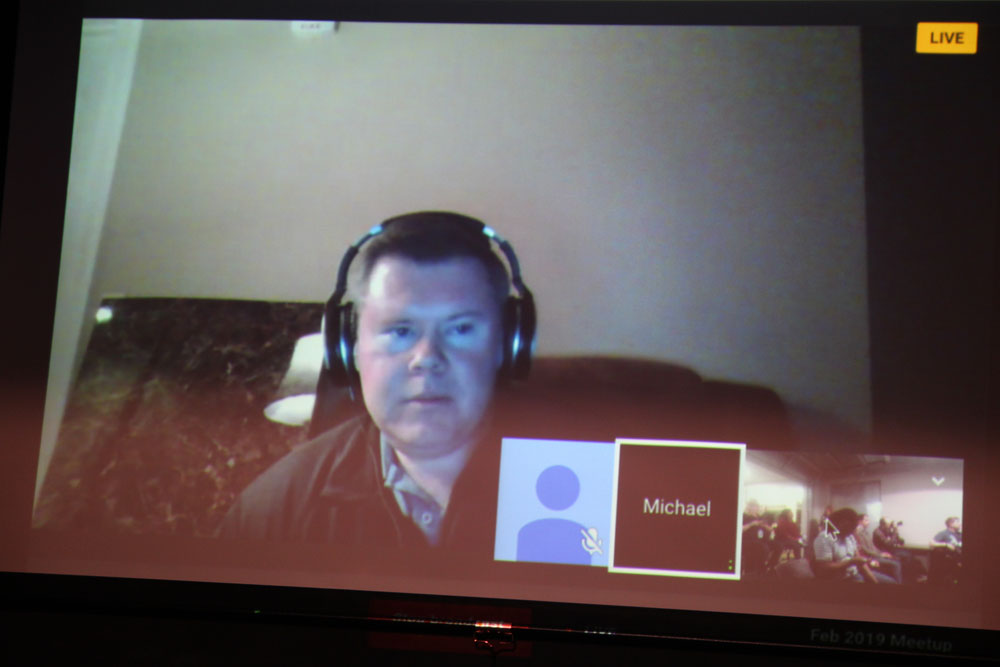 Sitecore MVP Mike Reynolds giving a presentation