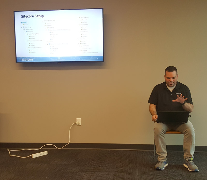 Rob Reilley giving a presentation