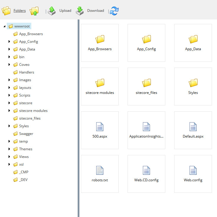 Explore Server Files with Sitecore File Explorer